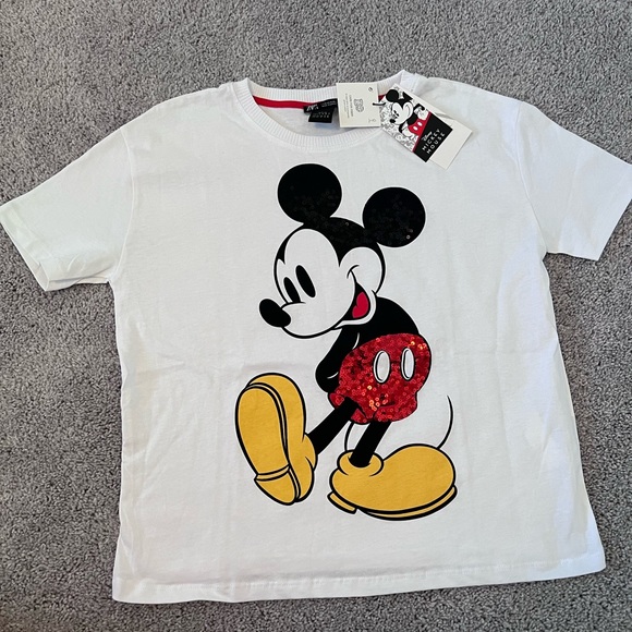 Zara Tops - Zara Mickey sequin tee